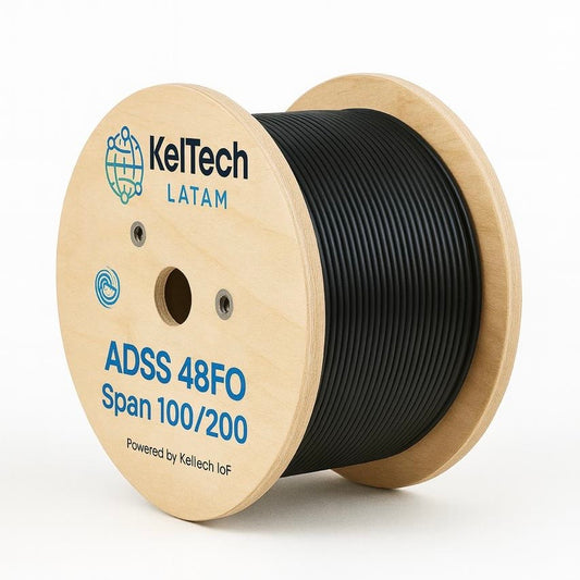 ADSS 48FO – Spool de Fibra Óptica 4km | KelTech LATAM