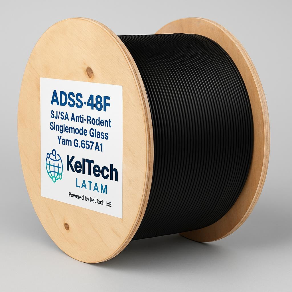 Fibra Óptica 48F Anti-Rodent G.657A1 SJ/SA – 4km | KelTech LATAM