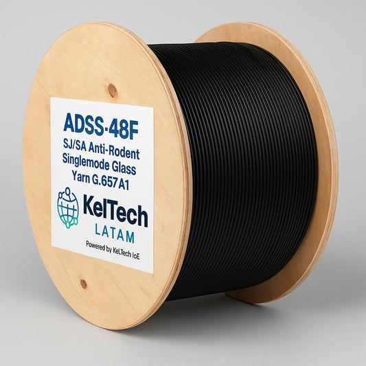 Fibra Óptica 48F Anti-Rodent G.657A1 SJ/SA – 4km | KelTech LATAM